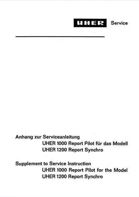 Copy Schaltpl Uher Bedienungsanleitung user manual für Stereo-Mix 5 deutsch m 