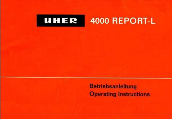 Bedienungsanleitung-Operating Instructions für Uher MIX 700 Stereo 