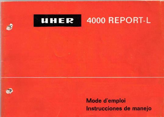 UHER 1200 SYNCHRO REPORT - Sound